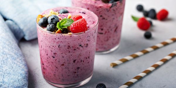 Smoothie s vanilijom i bobičastim voćem